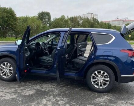 Синий Хендай Санта Фе, объемом двигателя 2.4 л и пробегом 94 тыс. км за 11500 $, фото 5 на Automoto.ua