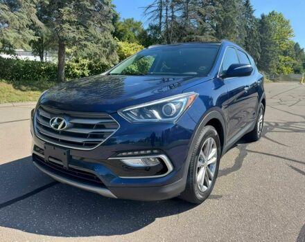 Синий Хендай Санта Фе, объемом двигателя 2 л и пробегом 48 тыс. км за 14700 $, фото 2 на Automoto.ua