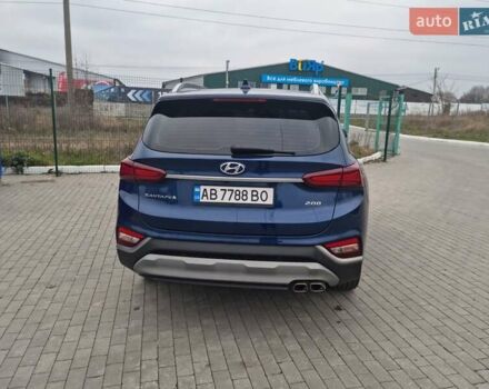 Синий Хендай Санта Фе, объемом двигателя 2 л и пробегом 165 тыс. км за 26500 $, фото 3 на Automoto.ua