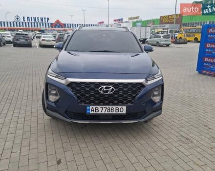 Синий Хендай Санта Фе, объемом двигателя 2 л и пробегом 165 тыс. км за 26500 $, фото 1 на Automoto.ua