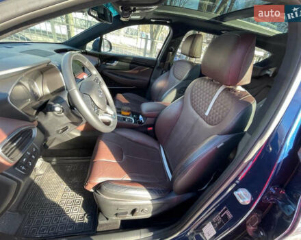 Синій Хендай Санта Фе, об'ємом двигуна 2 л та пробігом 90 тис. км за 25000 $, фото 3 на Automoto.ua