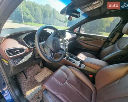 Синий Хендай Санта Фе, объемом двигателя 2 л и пробегом 119 тыс. км за 28900 $, фото 6 на Automoto.ua