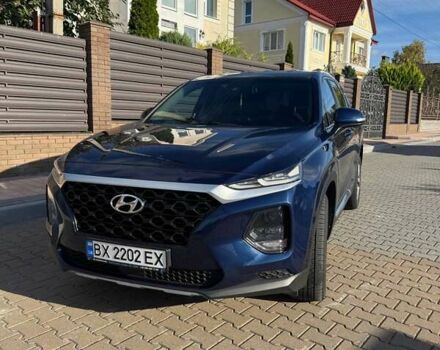 Синий Хендай Санта Фе, объемом двигателя 2 л и пробегом 161 тыс. км за 26800 $, фото 1 на Automoto.ua