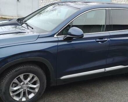 Синий Хендай Санта Фе, объемом двигателя 2.36 л и пробегом 80 тыс. км за 21300 $, фото 2 на Automoto.ua