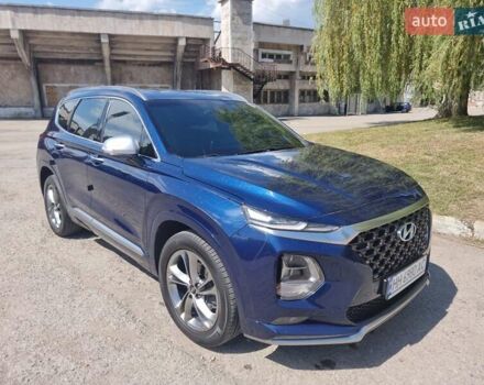 Синий Хендай Санта Фе, объемом двигателя 2 л и пробегом 119 тыс. км за 28900 $, фото 7 на Automoto.ua