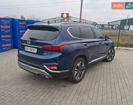 Синий Хендай Санта Фе, объемом двигателя 2 л и пробегом 165 тыс. км за 26500 $, фото 2 на Automoto.ua