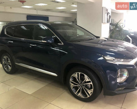Синій Хендай Санта Фе, об'ємом двигуна 2 л та пробігом 90 тис. км за 25000 $, фото 2 на Automoto.ua
