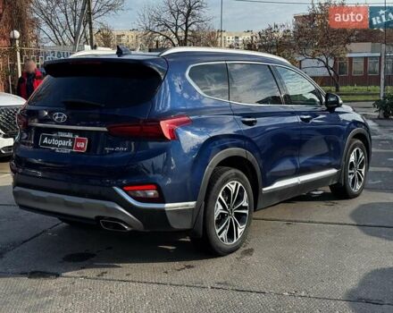 Синий Хендай Санта Фе, объемом двигателя 2 л и пробегом 37 тыс. км за 23730 $, фото 6 на Automoto.ua