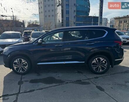 Синий Хендай Санта Фе, объемом двигателя 2 л и пробегом 37 тыс. км за 23730 $, фото 3 на Automoto.ua