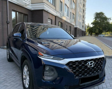 Синий Хендай Санта Фе, объемом двигателя 2.36 л и пробегом 175 тыс. км за 19500 $, фото 3 на Automoto.ua