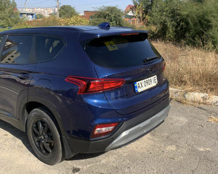 Синий Хендай Санта Фе, объемом двигателя 2.4 л и пробегом 30 тыс. км за 26500 $, фото 2 на Automoto.ua