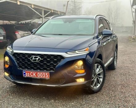 Синий Хендай Санта Фе, объемом двигателя 2.4 л и пробегом 134 тыс. км за 18300 $, фото 3 на Automoto.ua