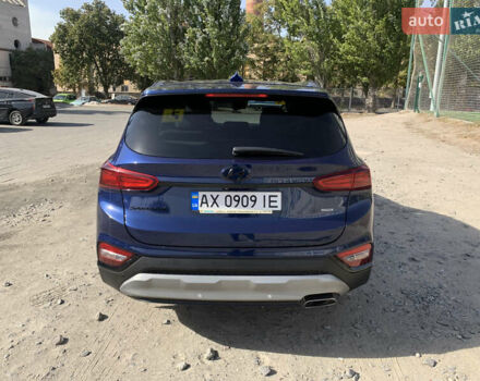 Синий Хендай Санта Фе, объемом двигателя 2.4 л и пробегом 30 тыс. км за 26500 $, фото 4 на Automoto.ua