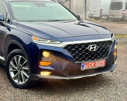 Синий Хендай Санта Фе, объемом двигателя 2.4 л и пробегом 134 тыс. км за 18300 $, фото 1 на Automoto.ua
