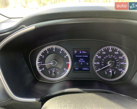 Синий Хендай Санта Фе, объемом двигателя 2.4 л и пробегом 30 тыс. км за 26500 $, фото 7 на Automoto.ua