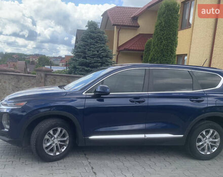 Синий Хендай Санта Фе, объемом двигателя 2.4 л и пробегом 62 тыс. км за 19999 $, фото 2 на Automoto.ua