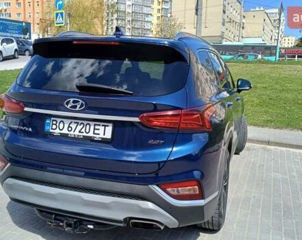 Синий Хендай Санта Фе, объемом двигателя 2 л и пробегом 110 тыс. км за 20500 $, фото 5 на Automoto.ua