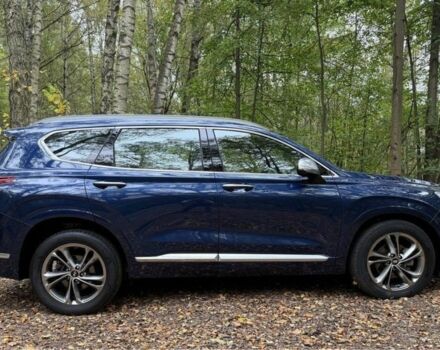 Синий Хендай Санта Фе, объемом двигателя 2.4 л и пробегом 88 тыс. км за 14800 $, фото 4 на Automoto.ua