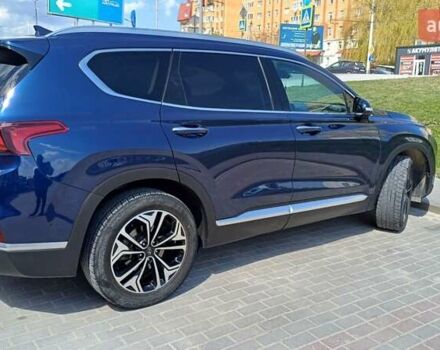 Синий Хендай Санта Фе, объемом двигателя 2 л и пробегом 110 тыс. км за 20500 $, фото 4 на Automoto.ua