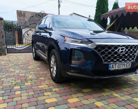 Синий Хендай Санта Фе, объемом двигателя 2.36 л и пробегом 74 тыс. км за 20900 $, фото 1 на Automoto.ua