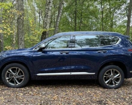 Синий Хендай Санта Фе, объемом двигателя 2.4 л и пробегом 88 тыс. км за 14800 $, фото 3 на Automoto.ua