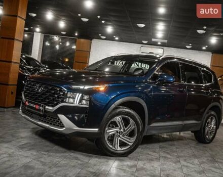 Синий Хендай Санта Фе, объемом двигателя 2.5 л и пробегом 53 тыс. км за 25900 $, фото 1 на Automoto.ua