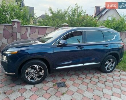 Синий Хендай Санта Фе, объемом двигателя 2.5 л и пробегом 41 тыс. км за 28999 $, фото 2 на Automoto.ua