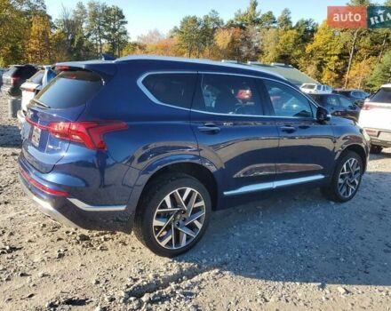 Синий Хендай Санта Фе, объемом двигателя 2.5 л и пробегом 34 тыс. км за 10800 $, фото 2 на Automoto.ua