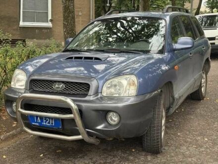 Синій Хендай Санта Фе, об'ємом двигуна 2 л та пробігом 237 тис. км за 3000 $, фото 1 на Automoto.ua