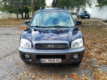 Хендай Санта Фе 2004 в Васильковке на Automoto.ua Синий Хендай Санта Фе, объемом двигателя 2 л и пробегом 223 тыс. км за 3114 $, фото 1 на Automoto.ua