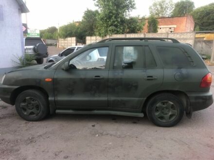 Хендай Санта Фе 2004 в Краматорске на Automoto.ua Синий Хендай Санта Фе, объемом двигателя 2 л и пробегом 370 тыс. км за 2414 $, фото 1 на Automoto.ua