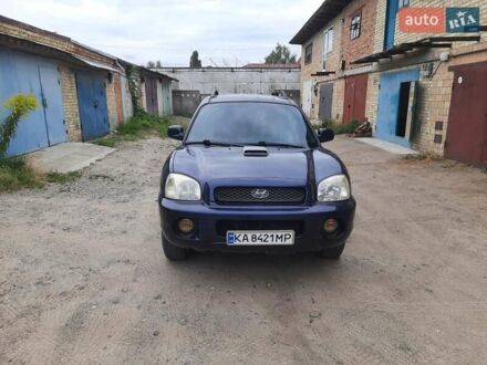 Хендай Санта Фе 2004 у Києві на Automoto.ua Синій Хендай Санта Фе, об'ємом двигуна 2 л та пробігом 215 тис. км за 5700 $, фото 1 на Automoto.ua