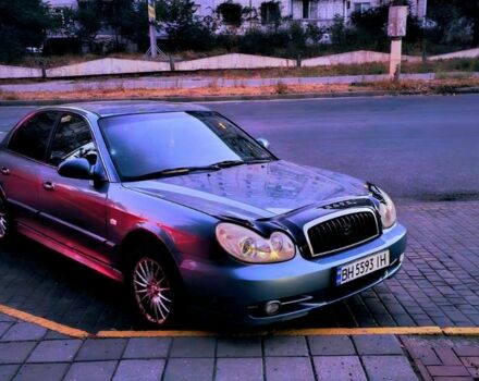 Синій Хендай Санта Фе, об'ємом двигуна 2 л та пробігом 200 тис. км за 1800 $, фото 1 на Automoto.ua