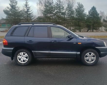 Синий Хендай Санта Фе, объемом двигателя 2 л и пробегом 262 тыс. км за 2300 $, фото 1 на Automoto.ua