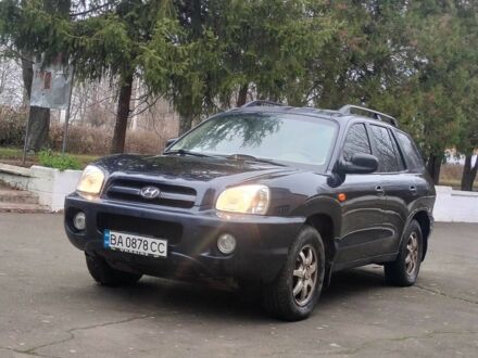 Синій Хендай Санта Фе, об'ємом двигуна 2 л та пробігом 200 тис. км за 5500 $, фото 1 на Automoto.ua