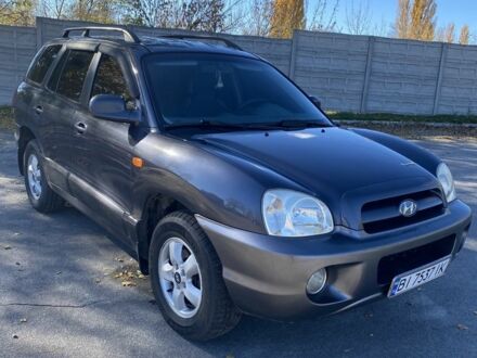 Синий Хендай Санта Фе, объемом двигателя 2.7 л и пробегом 257 тыс. км за 5750 $, фото 1 на Automoto.ua