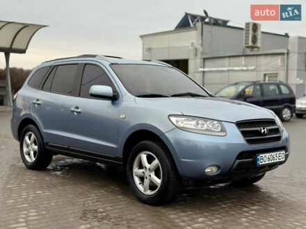 Синий Хендай Санта Фе, объемом двигателя 2.19 л и пробегом 273 тыс. км за 8300 $, фото 1 на Automoto.ua