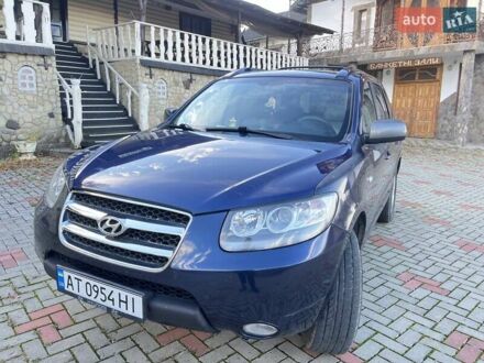 Синий Хендай Санта Фе, объемом двигателя 2.19 л и пробегом 318 тыс. км за 8600 $, фото 1 на Automoto.ua