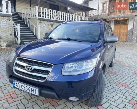 Синий Хендай Санта Фе, объемом двигателя 2.19 л и пробегом 318 тыс. км за 8600 $, фото 1 на Automoto.ua