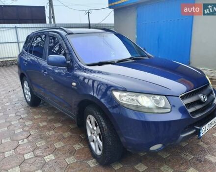 Синий Хендай Санта Фе, объемом двигателя 2.2 л и пробегом 250 тыс. км за 8650 $, фото 1 на Automoto.ua