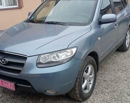 Синий Хендай Санта Фе, объемом двигателя 2.2 л и пробегом 250 тыс. км за 8850 $, фото 1 на Automoto.ua
