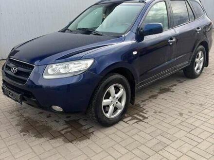 Синий Хендай Санта Фе, объемом двигателя 2.2 л и пробегом 285 тыс. км за 5100 $, фото 1 на Automoto.ua
