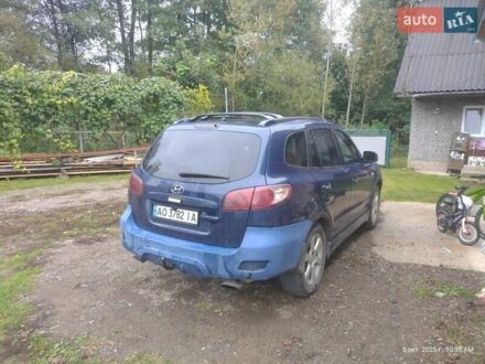 Хендай Санта Фе 2006 у Тячеве на Automoto.ua Синій Хендай Санта Фе, об'ємом двигуна 2.2 л та пробігом 286 тис. км за 8000 $, фото 1 на Automoto.ua