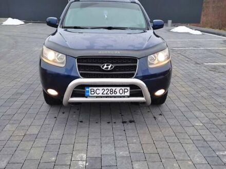 Синий Хендай Санта Фе, объемом двигателя 2.2 л и пробегом 286 тыс. км за 9555 $, фото 1 на Automoto.ua