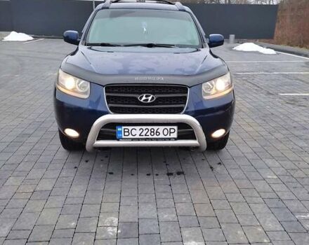 Синий Хендай Санта Фе, объемом двигателя 2.2 л и пробегом 286 тыс. км за 9000 $, фото 1 на Automoto.ua