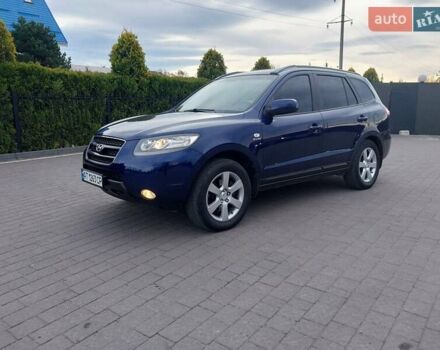 Синий Хендай Санта Фе, объемом двигателя 2.19 л и пробегом 253 тыс. км за 8350 $, фото 1 на Automoto.ua
