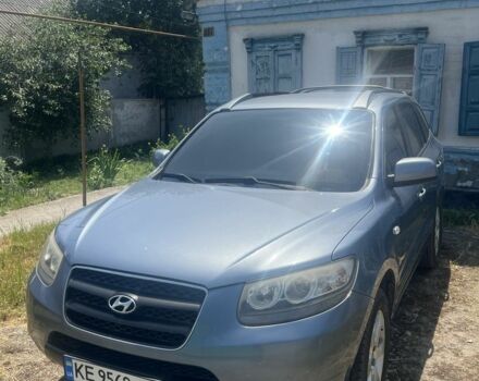 Синий Хендай Санта Фе, объемом двигателя 2.2 л и пробегом 210 тыс. км за 9800 $, фото 1 на Automoto.ua
