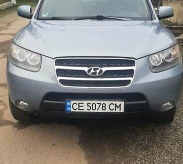 Синий Хендай Санта Фе, объемом двигателя 2.2 л и пробегом 220 тыс. км за 9600 $, фото 1 на Automoto.ua