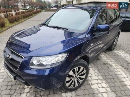 Синий Хендай Санта Фе, объемом двигателя 2.19 л и пробегом 270 тыс. км за 7800 $, фото 1 на Automoto.ua