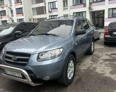 Синий Хендай Санта Фе, объемом двигателя 2.2 л и пробегом 230 тыс. км за 8950 $, фото 1 на Automoto.ua
